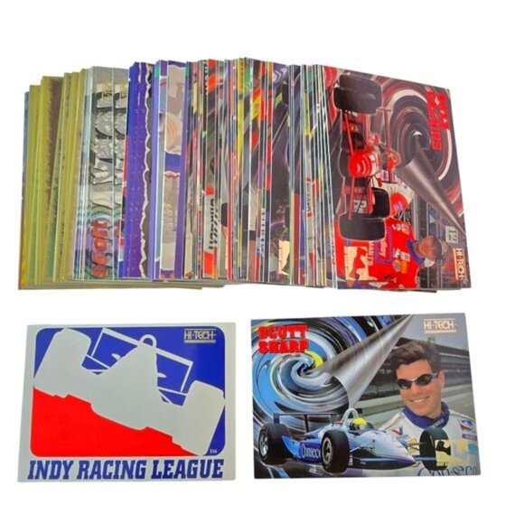Inaugural Indy Racing League Trading Card Set Hi-Tech 1996 92 Cards Racing Race - Picture 1 of 14